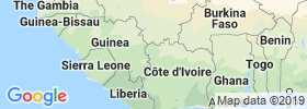Denguélé map